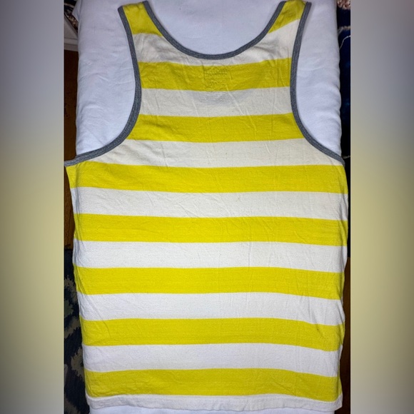 Urban Pipeline Men’s Large Sleeveless Summer Muscle Shirt Tank Yellow White Gray - Picture 5 of 6